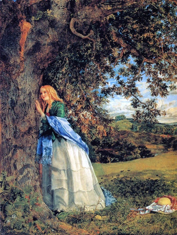  William Maw Egley The Talking Oak - Hand Painted Oil Painting