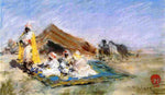  William Merritt Chase Arab Encampment (also known as Oriental Sketch) - Hand Painted Oil Painting