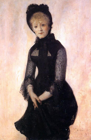  William Merritt Chase Portrait of Harriet Hubbard Ayer - Hand Painted Oil Painting