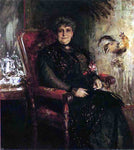  William Merritt Chase Portrait of Mme. E. H. Bensel - Hand Painted Oil Painting