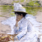  William Merritt Chase Portrait of Mrs. Chase - Hand Painted Oil Painting