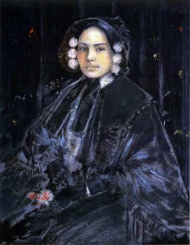  William Merritt Chase Portrait of Mrs. Julius erson - Hand Painted Oil Painting