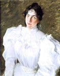  William Merritt Chase Portrait of Virginia Gerson - Hand Painted Oil Painting