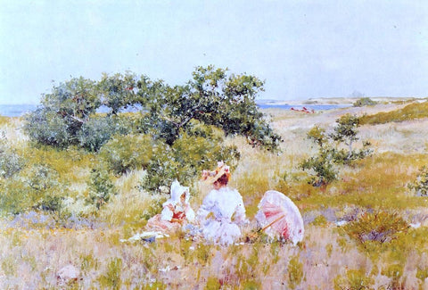  William Merritt Chase The Fairy Tale (also known as A Summer Day) - Hand Painted Oil Painting