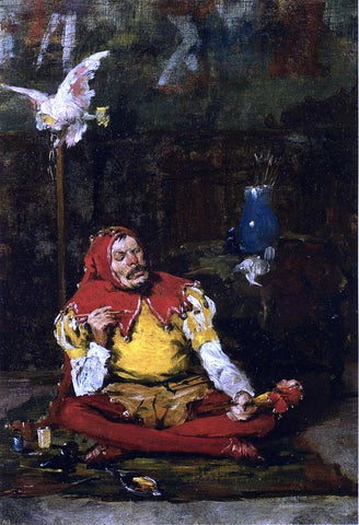  William Merritt Chase The King's Jester - Hand Painted Oil Painting