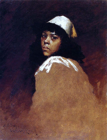  William Merritt Chase The Moroccan Girl - Hand Painted Oil Painting