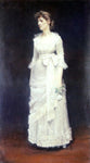  William Merritt Chase The White Rose (also known as Miss Jessup) - Hand Painted Oil Painting