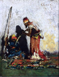  William Merritt Chase Two Arabs - Hand Painted Oil Painting