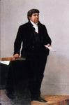  William Morris Hunt Justice Lemuel Shaw - Hand Painted Oil Painting