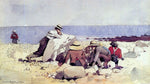  Winslow Homer A Clam Bake - Hand Painted Oil Painting