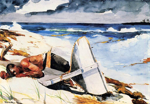  Winslow Homer After the Hurricane - Hand Painted Oil Painting