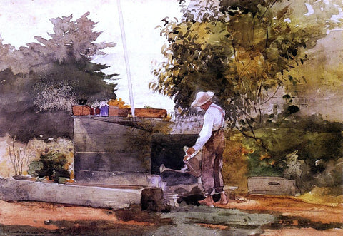  Winslow Homer At the Well - Hand Painted Oil Painting