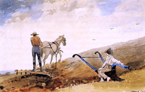  Winslow Homer Harrowing - Hand Painted Oil Painting