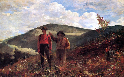  Winslow Homer The Two Guides - Hand Painted Oil Painting