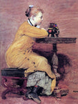  Winslow Homer Woman and Elephant - Hand Painted Oil Painting