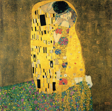  Gustav Klimt The Kiss - Hand Painted Oil Painting