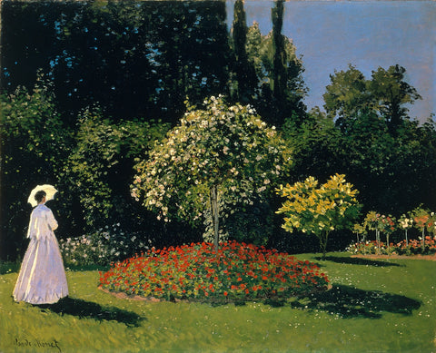  Claude Oscar Monet Woman in the Garden - Hand Painted Oil Painting