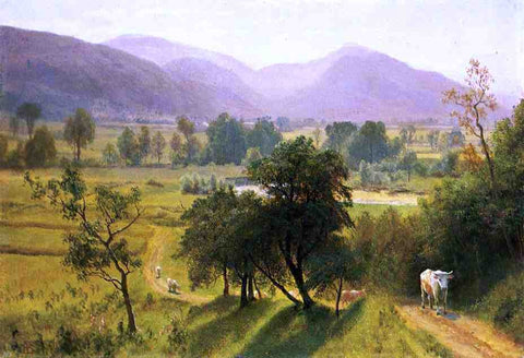  Albert Bierstadt Conway  Valley, New Hampshire - Hand Painted Oil Painting