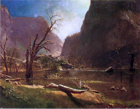  Albert Bierstadt Hatch-Hatchy Valley, California - Hand Painted Oil Painting