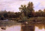  Albert Bierstadt Landscape, New Hampshire - Hand Painted Oil Painting