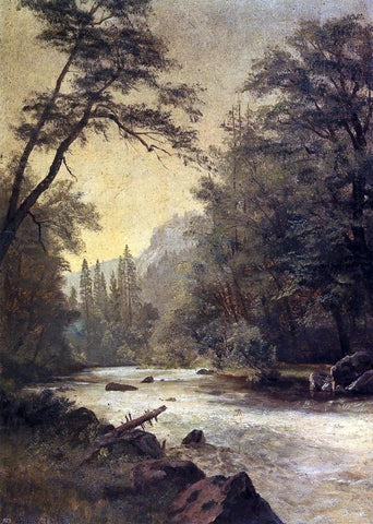  Albert Bierstadt Lower Yosemite Valley - Hand Painted Oil Painting