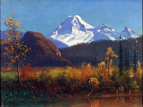  Albert Bierstadt Mt. Rainier from the Southwest - Hand Painted Oil Painting
