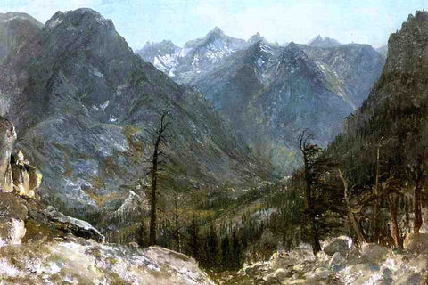  Albert Bierstadt The Sierra Nevadas - Hand Painted Oil Painting