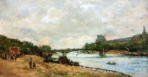  Albert Lebourg Paris, the Bridge of Saint-Peres - Hand Painted Oil Painting