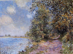  Alfred Sisley An August Afternoon near Veneux - Hand Painted Oil Painting