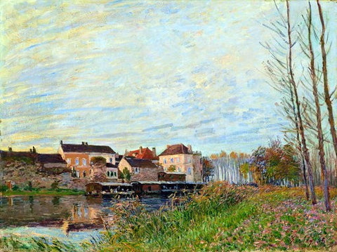  Alfred Sisley Evening in Moret, End of October - Hand Painted Oil Painting