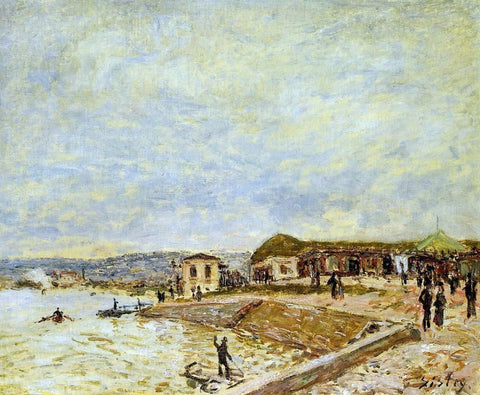  Alfred Sisley Seine at Daybreak - Hand Painted Oil Painting