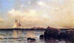  Alfred Thompson Bricher Mule Island, Isle of Shoals - Hand Painted Oil Painting