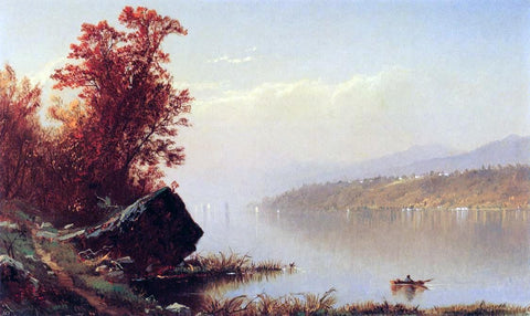  Alfred Thompson Bricher Up the Hudson - Hand Painted Oil Painting