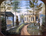  Antonio Zeno Shindler Laurel Hill Cemetary, Philadelphia - Hand Painted Oil Painting