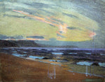  Arthur Wesley Dow Sunset at Gay Head, Martha's Vinyard, Massachusetts - Hand Painted Oil Painting