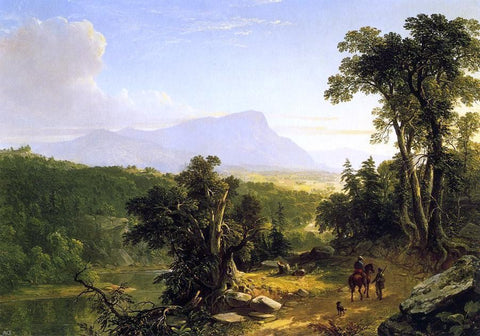  Asher Brown Durand Landscape - Composition: In the Catskills - Hand Painted Oil Painting