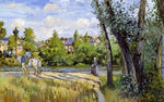  Camille Pissarro Landscape, Bright Sunlight, Pontoise - Hand Painted Oil Painting