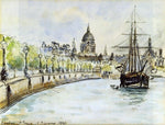  Camille Pissarro London, St. Paul's Cathedral - Hand Painted Oil Painting
