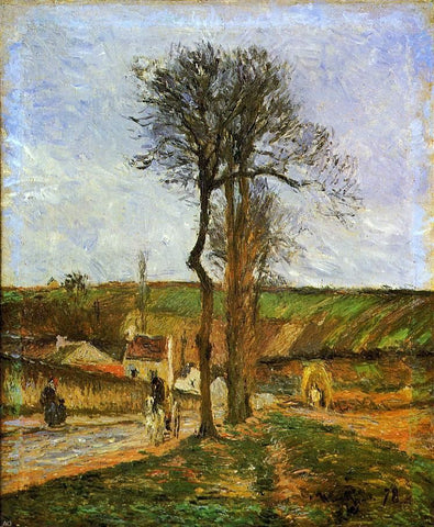  Camille Pissarro Near Pointoise - Hand Painted Oil Painting