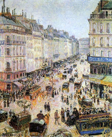  Camille Pissarro Rue Saint-Lazare - Hand Painted Oil Painting