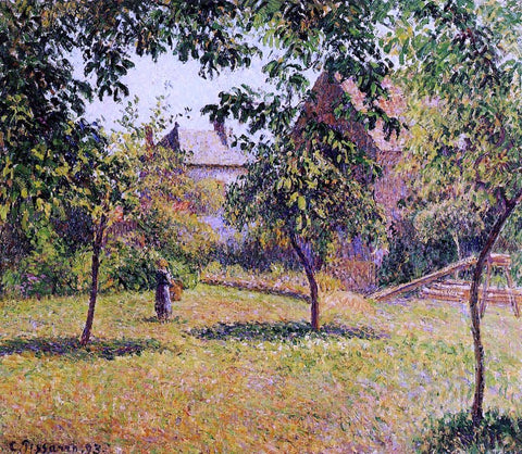  Camille Pissarro The Barn, Morning, Eragny - Hand Painted Oil Painting