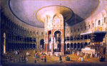  Canaletto London, The Interior of the Rotunda at Ranelagh - Hand Painted Oil Painting