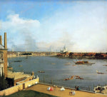  Canaletto The Thames and the City of London from Richmond House - Hand Painted Oil Painting