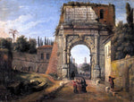  Caspar Andriaans Van Wittel Rome: View of the Arch of Titus - Hand Painted Oil Painting