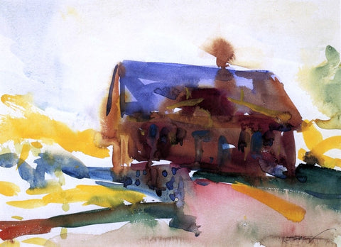  Charles Webster Hawthorne The House, Provincetown - Hand Painted Oil Painting