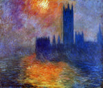  Claude Oscar Monet Houses of Parliament, Sunset - Hand Painted Oil Painting