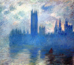  Claude Oscar Monet Houses of Parliament, Westminster - Hand Painted Oil Painting