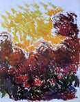  Claude Oscar Monet The Garden at Giverny - Hand Painted Oil Painting