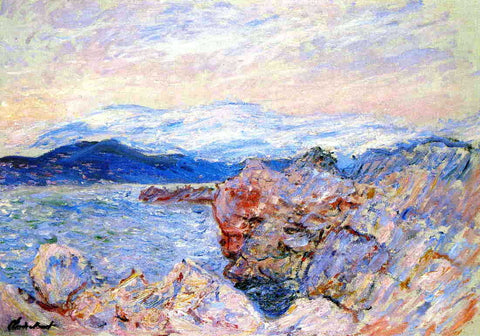  Claude Oscar Monet The Gulf Juan at Antibes - Hand Painted Oil Painting