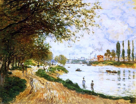  Claude Oscar Monet The Isle La Grande Jatte - Hand Painted Oil Painting